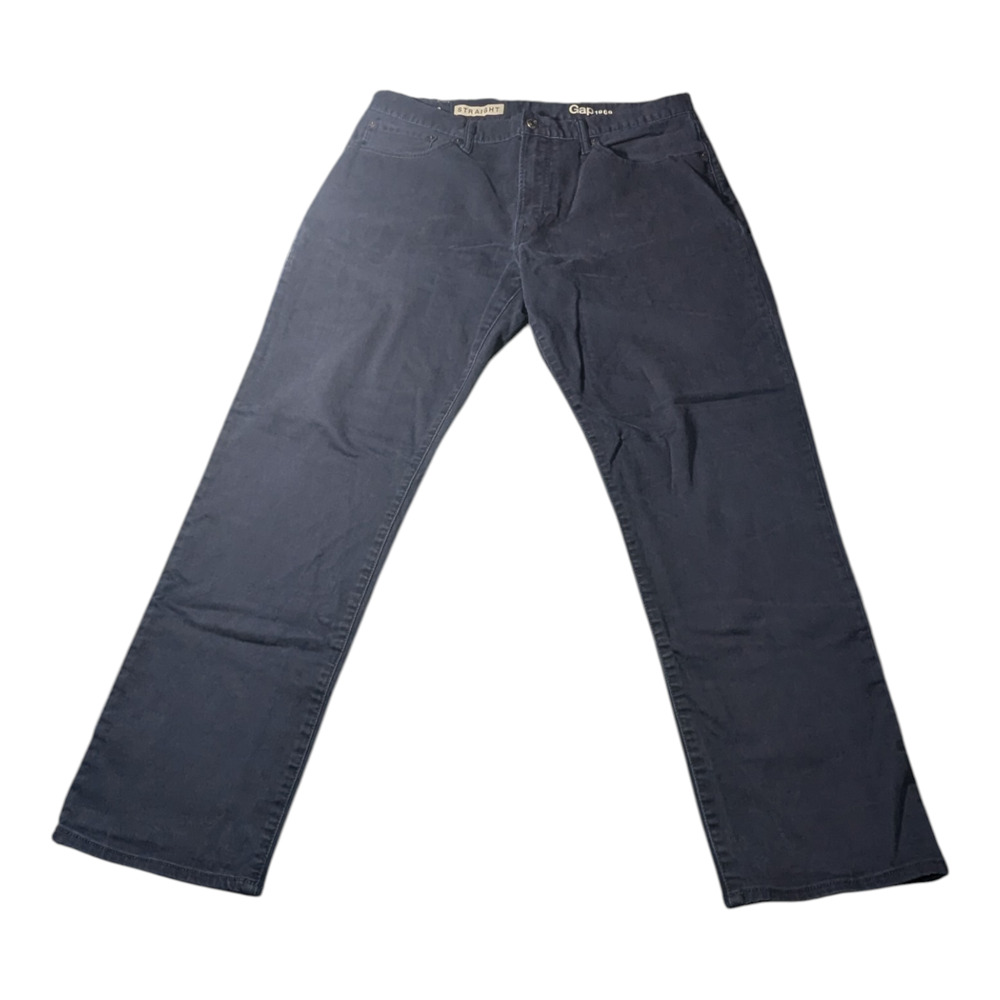 Gap Mens Size 36x32 Straight Navy Blue Pants EUC